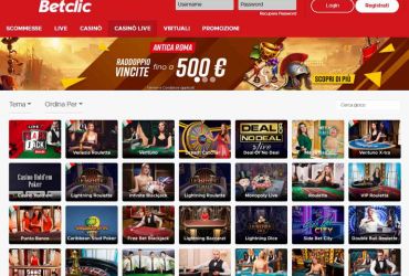 Betclic casino live