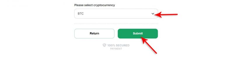 How to deposit on a casino with Bitcoin? - Guide Step 6